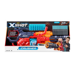 X-SHOT WIELKI MINIGUN KARABIN Wyrzutnia Zuru Excel Crusher +48 strzałek